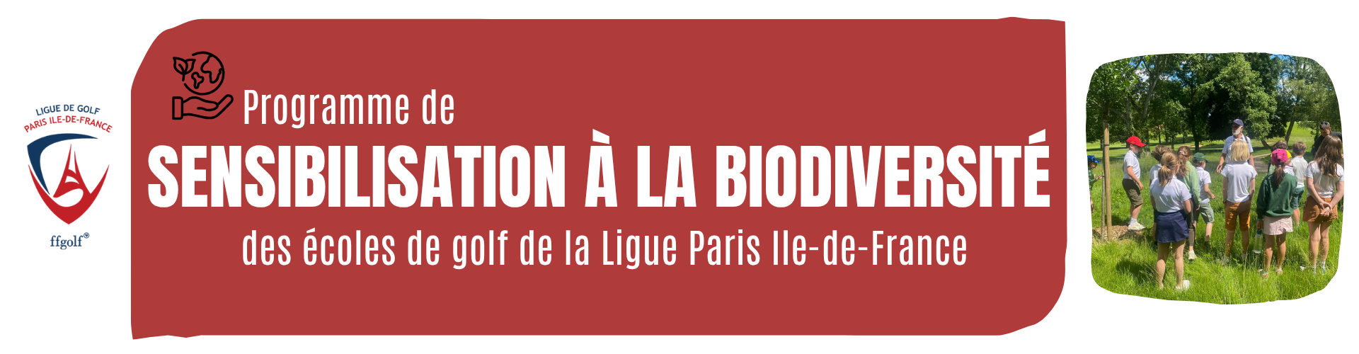 Sensibilisation des écoles de golf à la Biodiversité