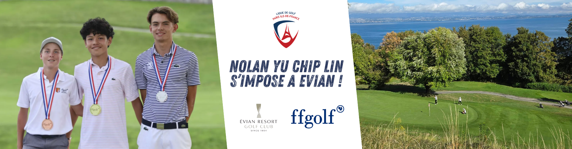 Nolan YU CHIP LIN vainqueur à Evian !
